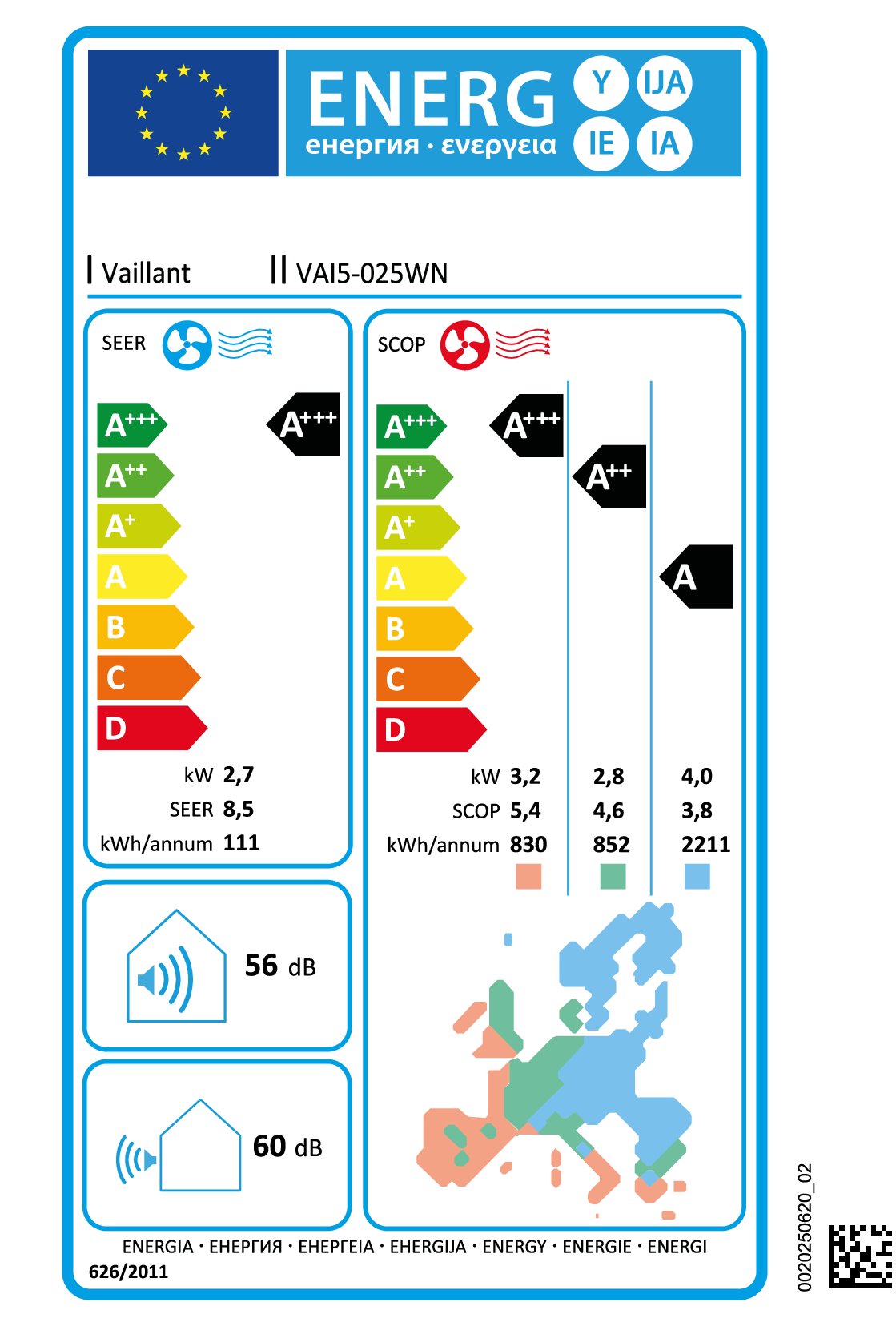 Image for Vaillant climaVAIR exclusive VAI5-025WN Split-Klimaanlage 2,7 kW A+++