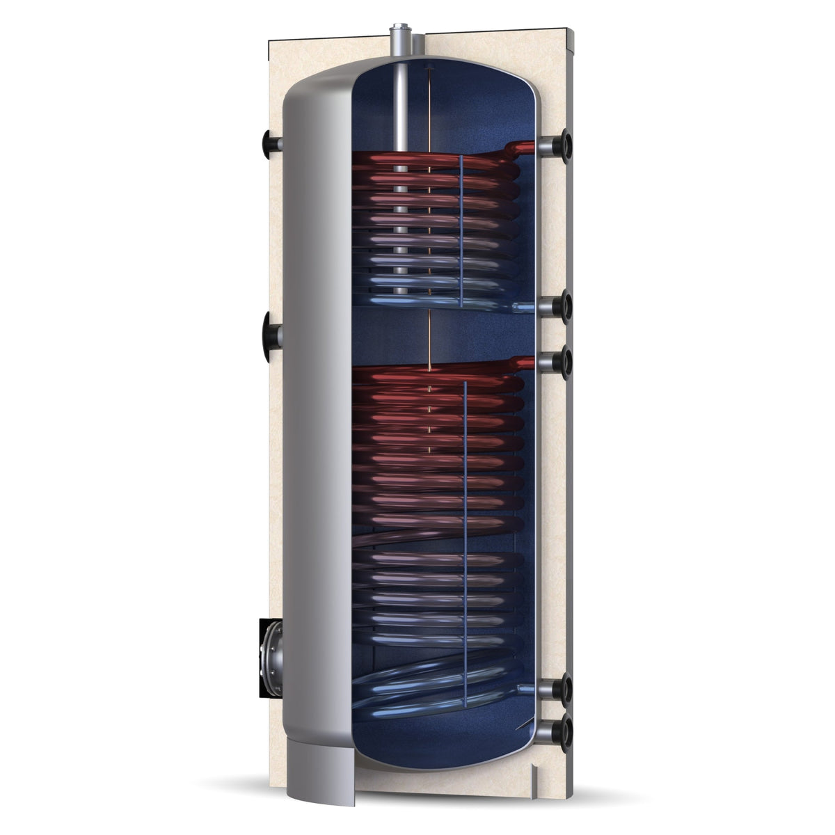 Image for Solarbayer Trinkwasserspeicher TWB 200 Bivalenter Warmwasserspeicher für Solar