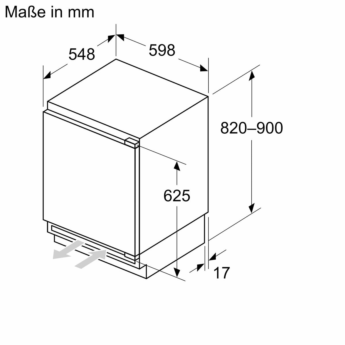Image for Neff vollintegrierter Unterbau-Kühlschrank KU1212FE0
