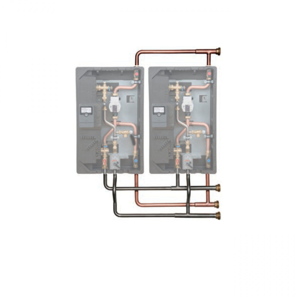 Image for Solarbayer Kaskadenverrohrungssatz für 2 Stationen FRIWA 65