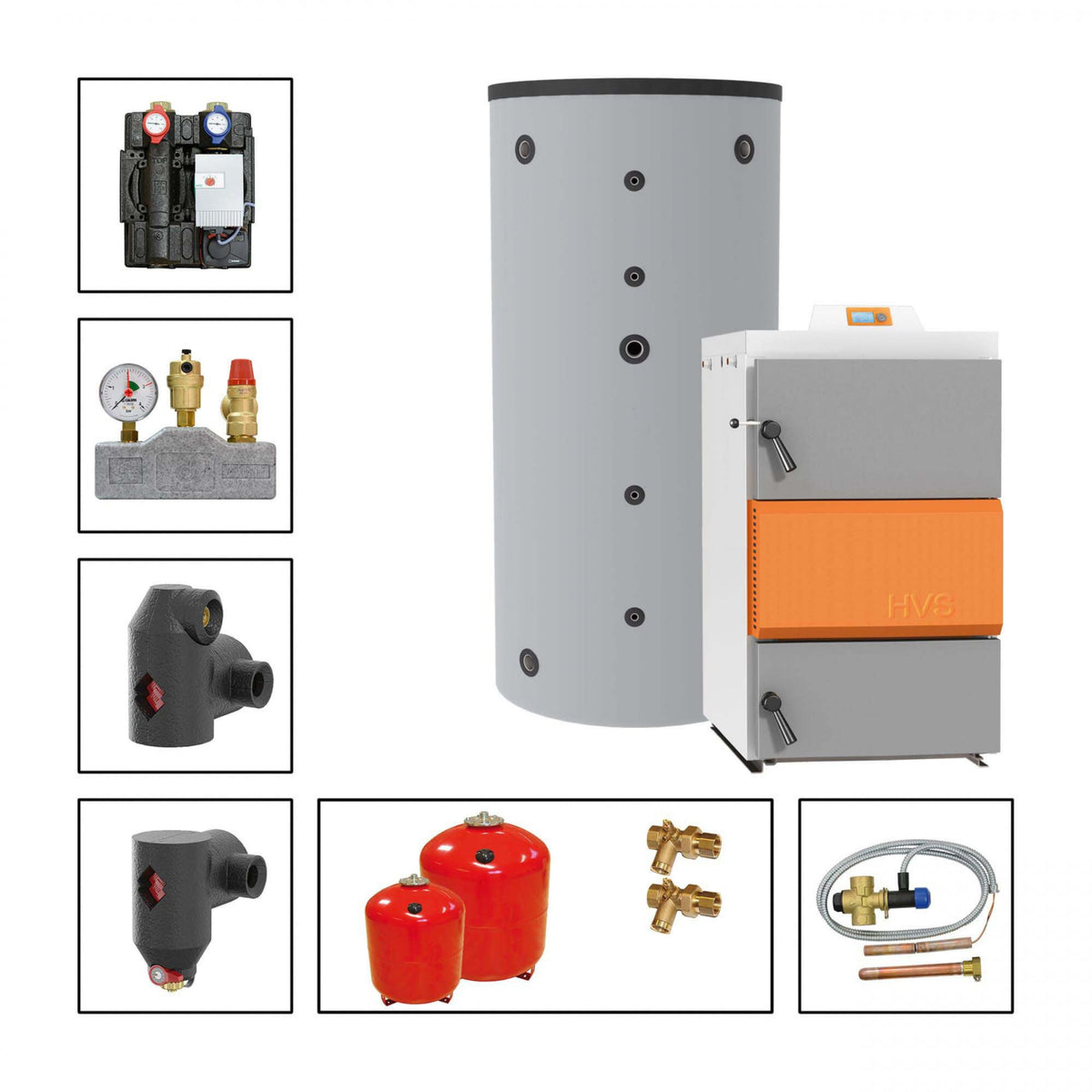 Image for Solarbayer Holzvergaserset HVS E 60-2A Variante A (1x SLS-5000)