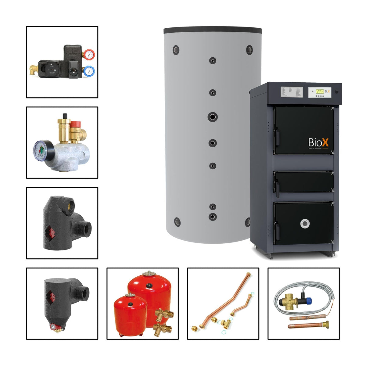 Image for Solarbayer Holzvergaserset BioX 25 - 3B Variante B (1x SLS-1500-S)