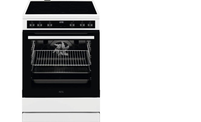 Image for AEG CCB 6446 BBW ws Standherd 60cm A Grillfunktion Versenkknebel