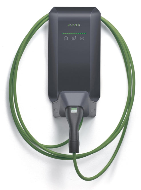 Image for Keba Wallbox P40 11kW-3phasig 6m Kabel Schwarz,BLE-WIFI,RFID,MessEV(Dienstwagen