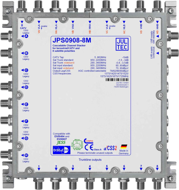 Image for Jultec Einkabelmultischalter JPS0908-8M 9 auf 8/8UB