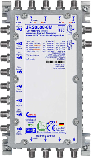 Image for Jultec Einkabelmultischalter JRS0508-8M 5 auf 8/8UB