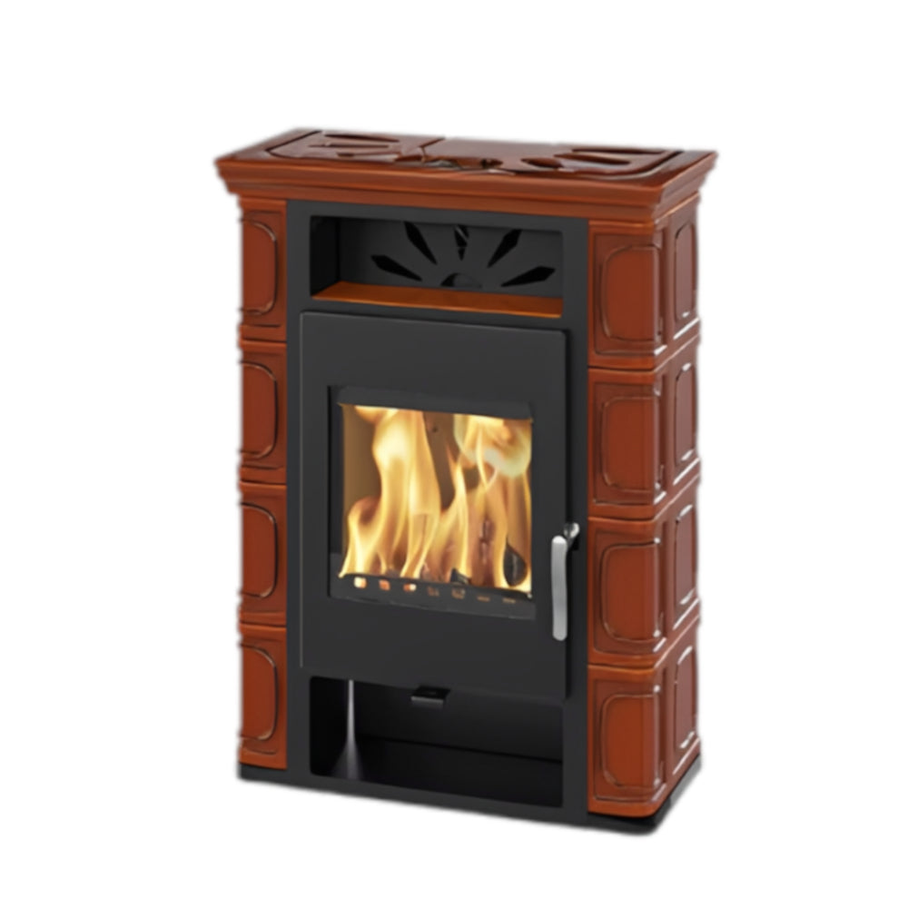 Image for Thorma Kaminofen | Borgholm Top Exclusive | 6 kW | Keramik Dunelbraun
