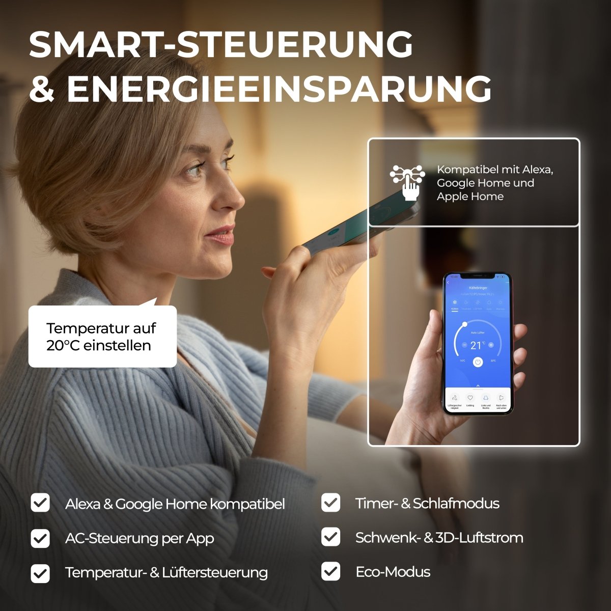 Image for Kältebringer® Multisplit Klimaanlage Duo - 18.000 BTU (5,3kW) - 2 Innengeräte