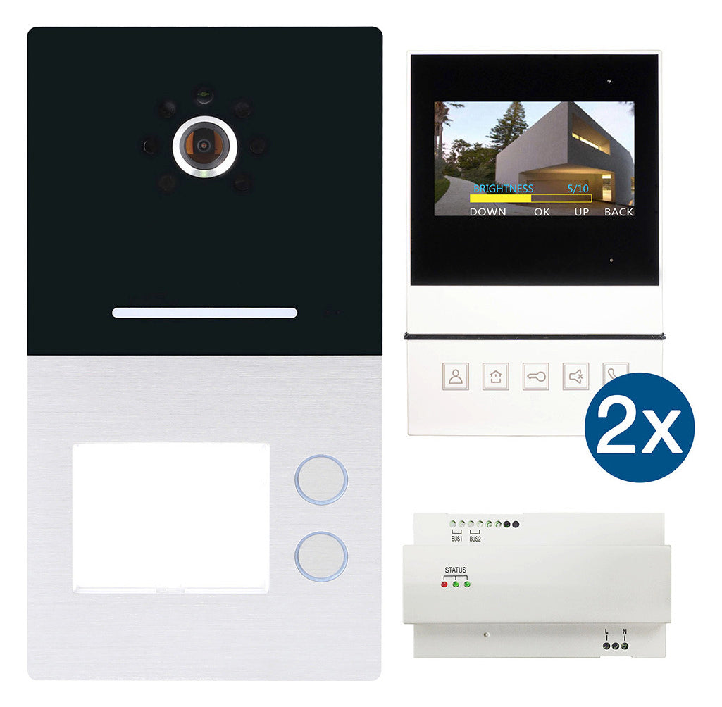 Image for Villa AP Set 2 B m.AS Villa AP Set 2 B AP 2-Familien m.Monitor Basic