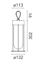 Image for Flos Akku- Außenleuchte, In Vitro Unplugged, F018E21K030 --Ausstellungsstück--