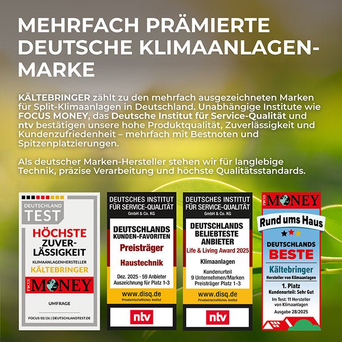 Image for Kältebringer R290 A+++ Split Klimaanlage 12.000 BTU (3,7kW)
