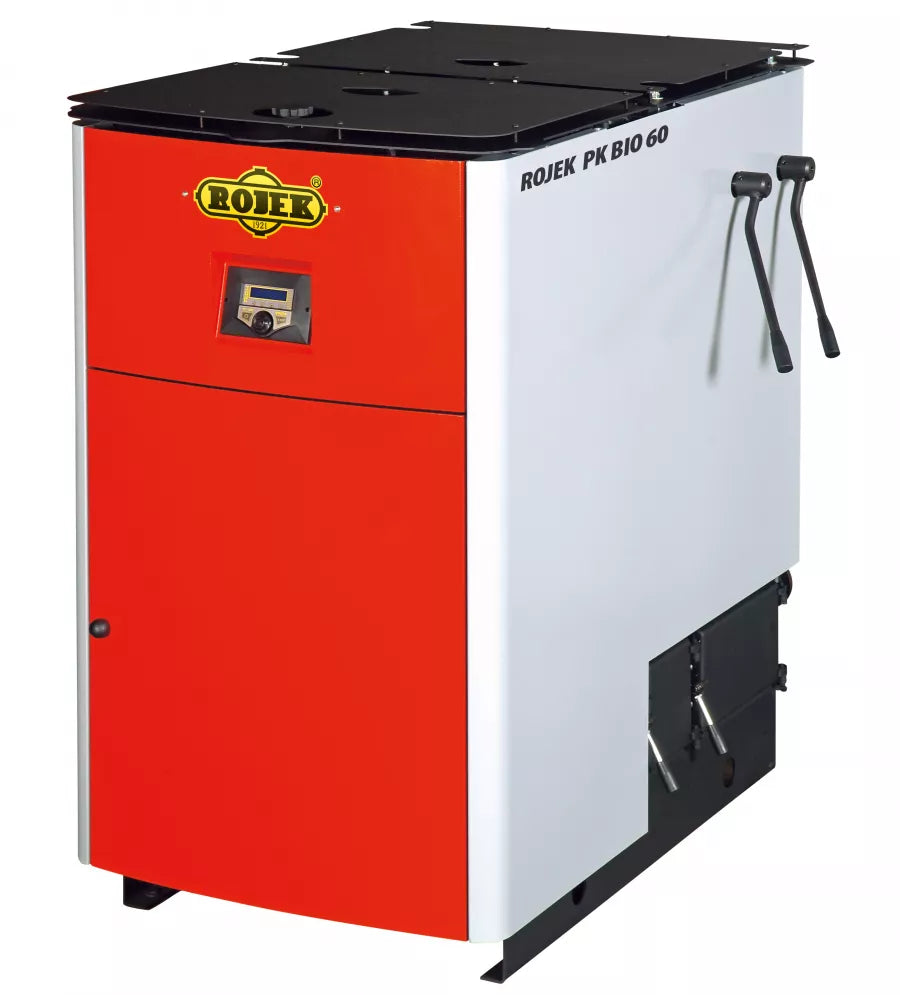 Image for Holzvergaserkessel ROJEK PK BIO 60 – 55 kW für Scheitholz