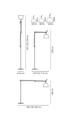 Image for Artemide Body mit Dimmer zu Tolomeo Mega LED