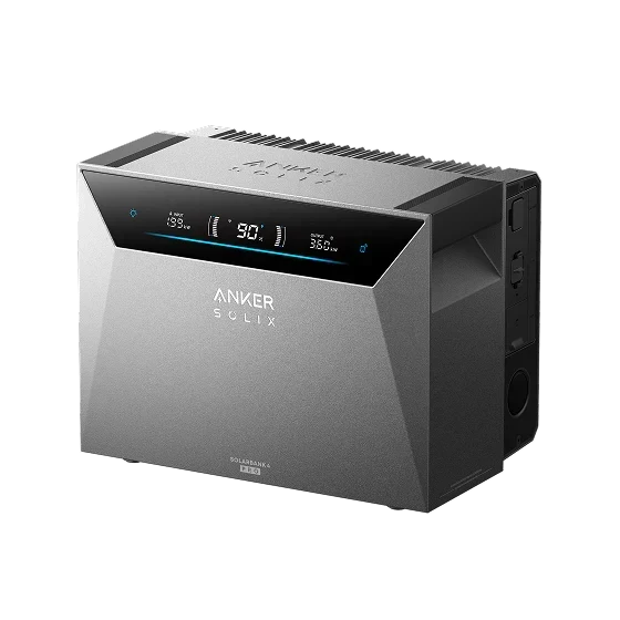Image for Balkonkraftwerk PLATIN+ 1840/800W mit Anker Solix 4 Solarbank E5000 Pro Speichersystem