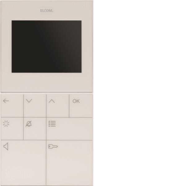 Image for ELCOM i2-Bus Video Freisprech BVF-510 WS Haustelefon 2-Draht weiss 1835103