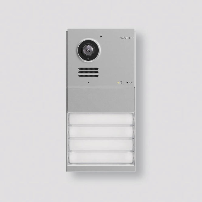 Image for Siedle Door Video-Türstation IQDM-0 Mattchrom m.4/6Ruftasten Aufputzmontage