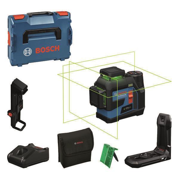 Image for Bosch Linienlaser GLL 12V-100-33 L-Boxx 136,GBA12V 2Ah 0601065401