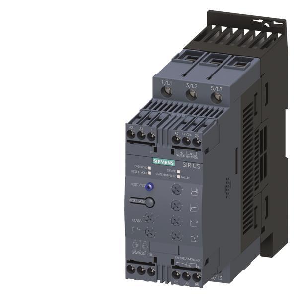 Image for Siemens 3RW40371BB14 Sanftstarter S2 63A 30kW/400V 40°C 110-230VAC/DC Schraub