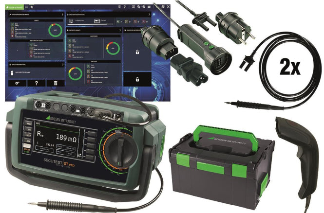 Image for Gossen Gerätetester Set SECUTEST ST PRO Profipaket EL1 SK2 L-Boxx M708B