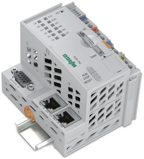 Image for WAGO 750-8212 Controller PFC200,2. Generation,2 x ETHERNET, RS-232/-485