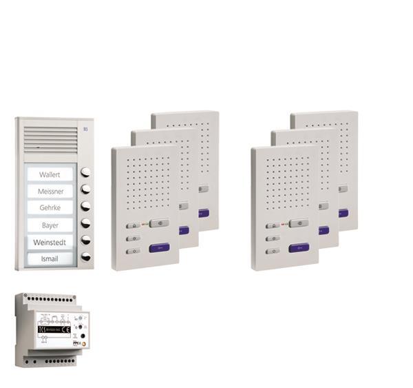 Image for TCS pre:pack6 hörerlosen PPAF06-EN/02 Freisprechen Aufputz