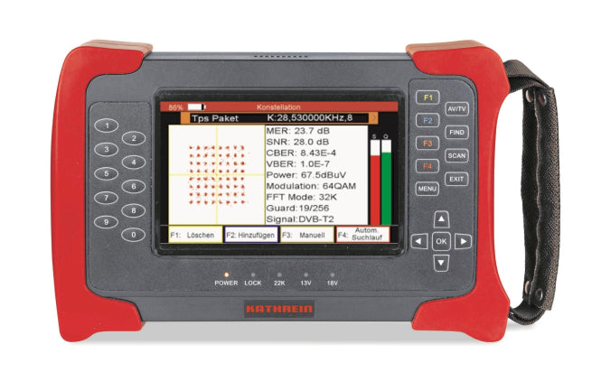 Image for KATH Kombi-Messgerät MSK 20 DVB-S/-S2/-T/-T2/-C,h.265/HEVC,5Zoll