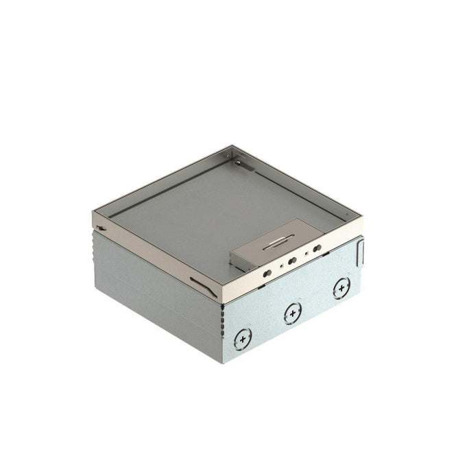 Image for OBO UDHOME4 2V V Bodentank komplett 3fach VDE-Steckdose A2 1.4301 7427200