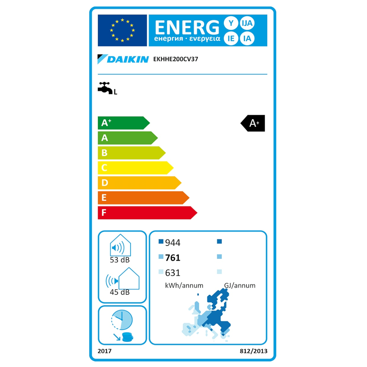 Image for Trinkwasser-Wärmepumpe Daikin Altherma M HW 200
