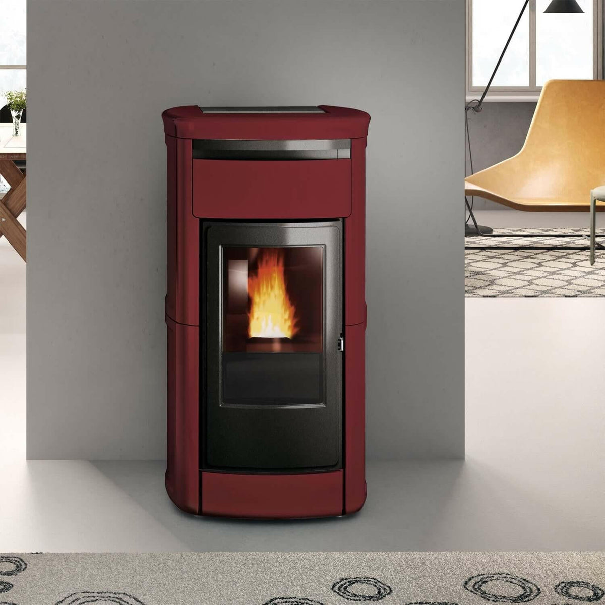 Image for Wasserführender Pelletofen Edilkamin Kira2 H 22 Up 22,8 kW
