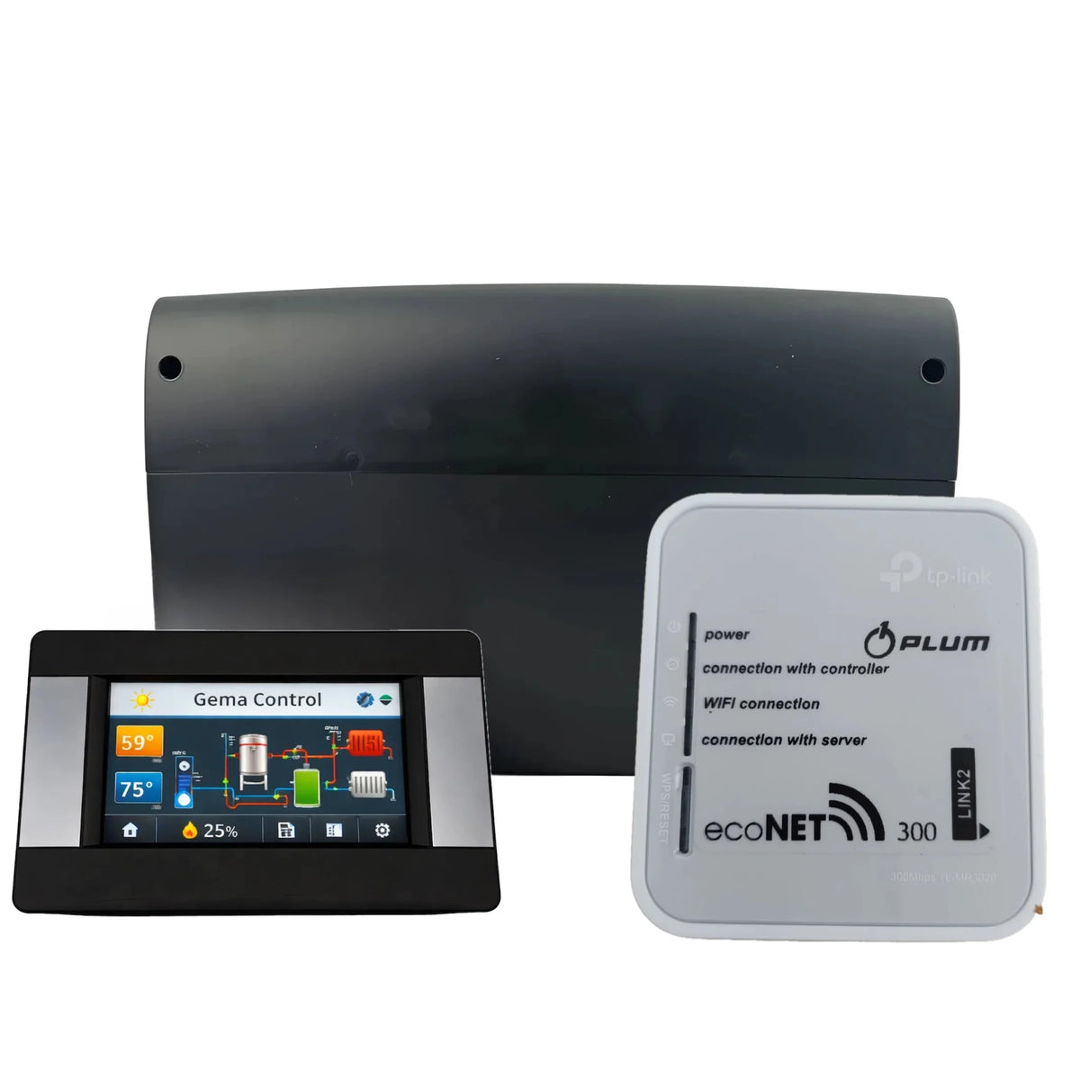 Image for Gema Control 920 witterungsgesteuerte Heizungsregelung Set mit ecoNET300 Fernzugriff