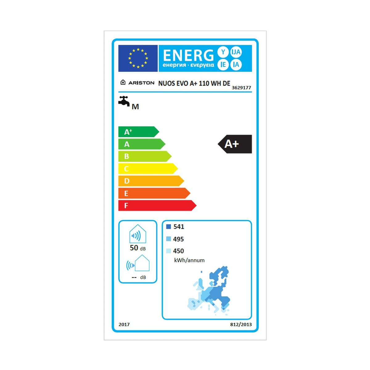 Image for Trinkwasser-Wärmepumpe Ariston NUOS EVO A+ 110
