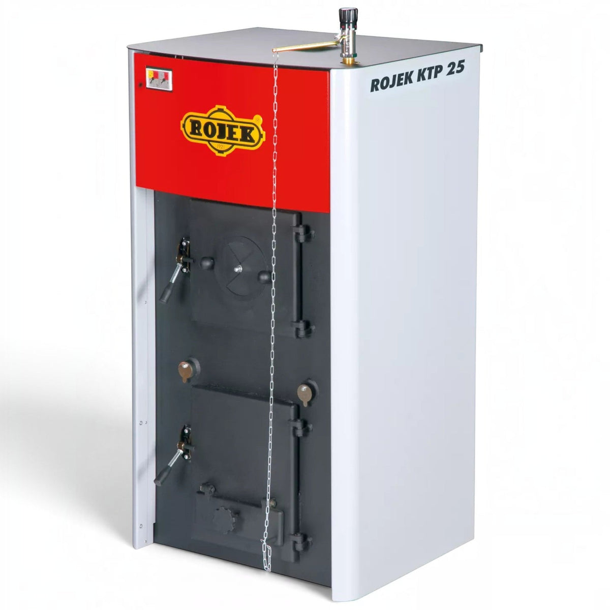 Image for Festbrennstoffkessel ROJEK KTP 25 – 25 kW für Scheitholz und Braunkohle