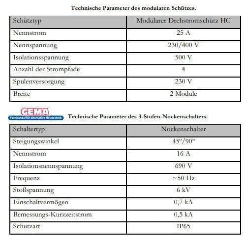 Image for GEMA MDC PLUS 400 Heizmodul + Heizstab EEHPPV9 9,0 kW 400 V