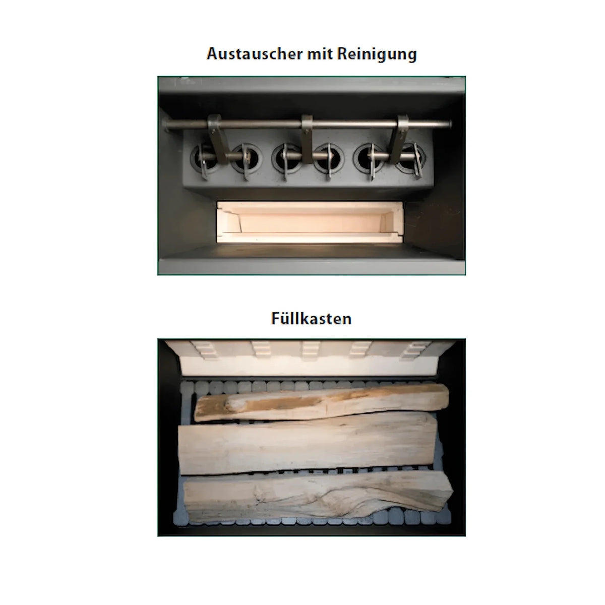 Image for Holzvergaserkessel ROJEK PK BIO 60 – 55 kW für Scheitholz