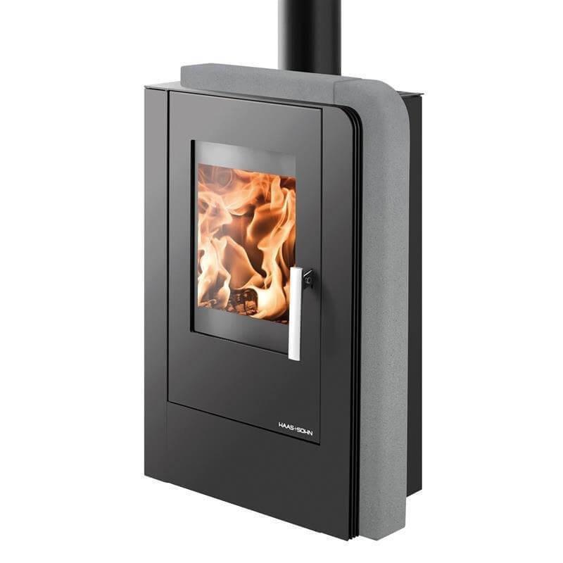 Image for Kaminofen Aruba Easy von Haas + Sohn 6 kW schwarz/woodstone
