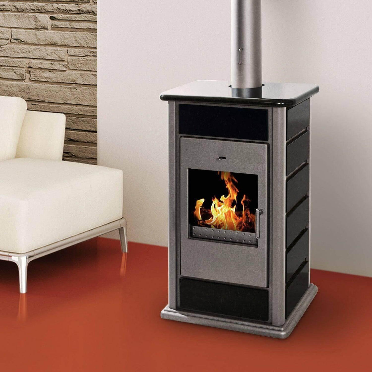 Image for Kaminofen wasserführend -Alicante von Schmitzker 14,5 kW