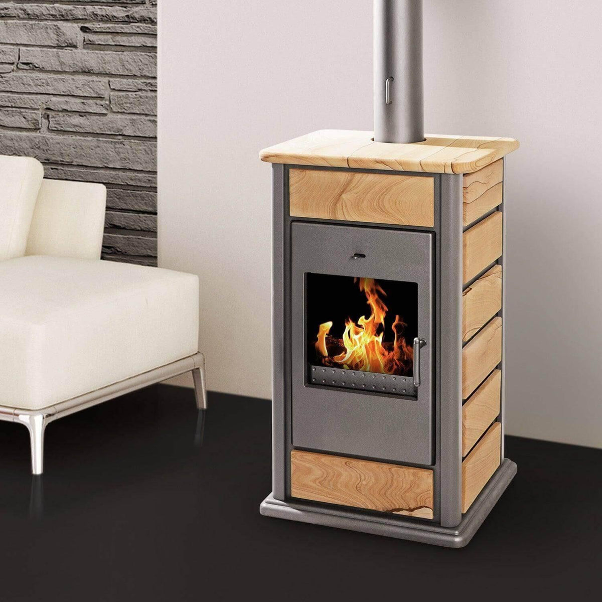 Image for Kaminofen wasserführend -Alicante von Schmitzker 14,5 kW