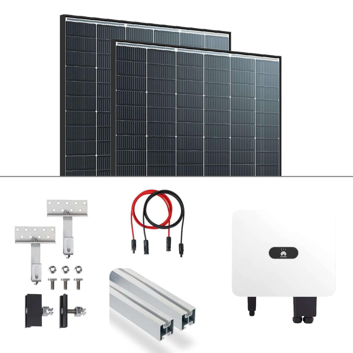 Image for PV Komplettpaket Huawei 15KW Schrägdachmontage Trina 435 Vertex S
