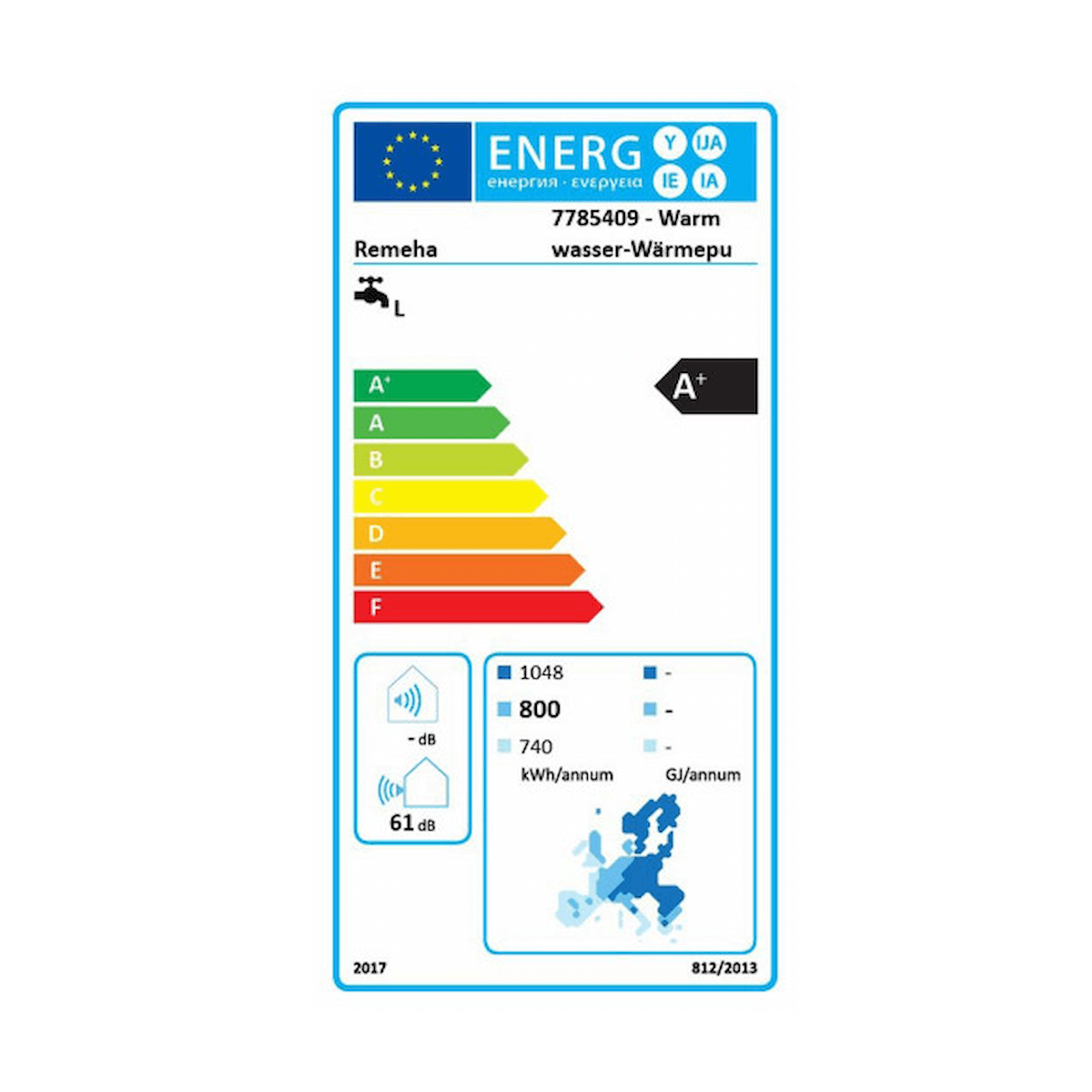 Image for Trinkwasser-Wärmepumpe Remeha Azorra Ace 200