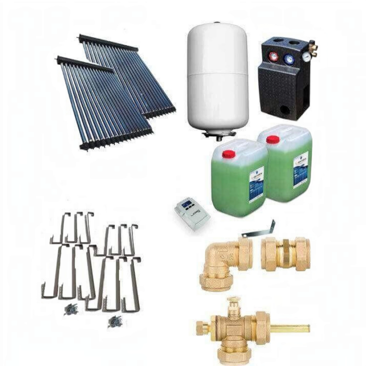 Image for Solarpaket Röhrenkollektor HP30 Schrägdach 9,78 m²