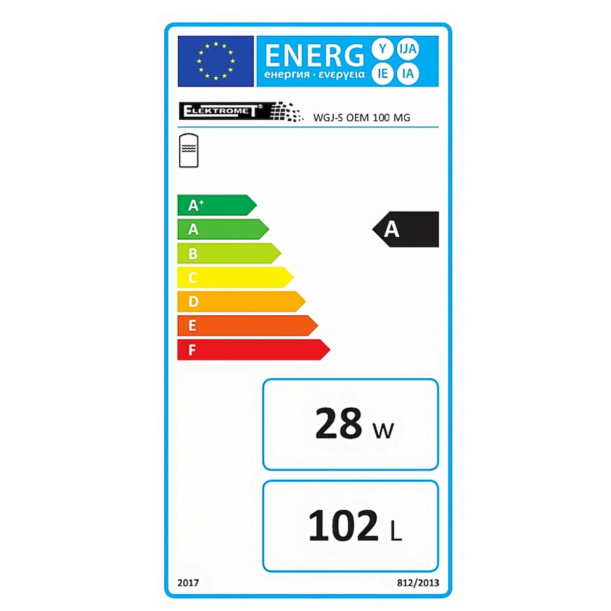 Image for Warmwasserspeicher 100 L mit Incoloy 825 Heizstab 2 kW – Trinkwasserspeicher 🔥