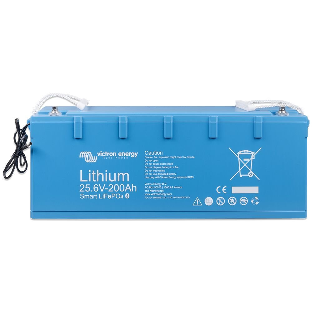 Image for Victron LiFePO4 25,6/200 Smart Batterie 25,6V 200Ah 5120Wh