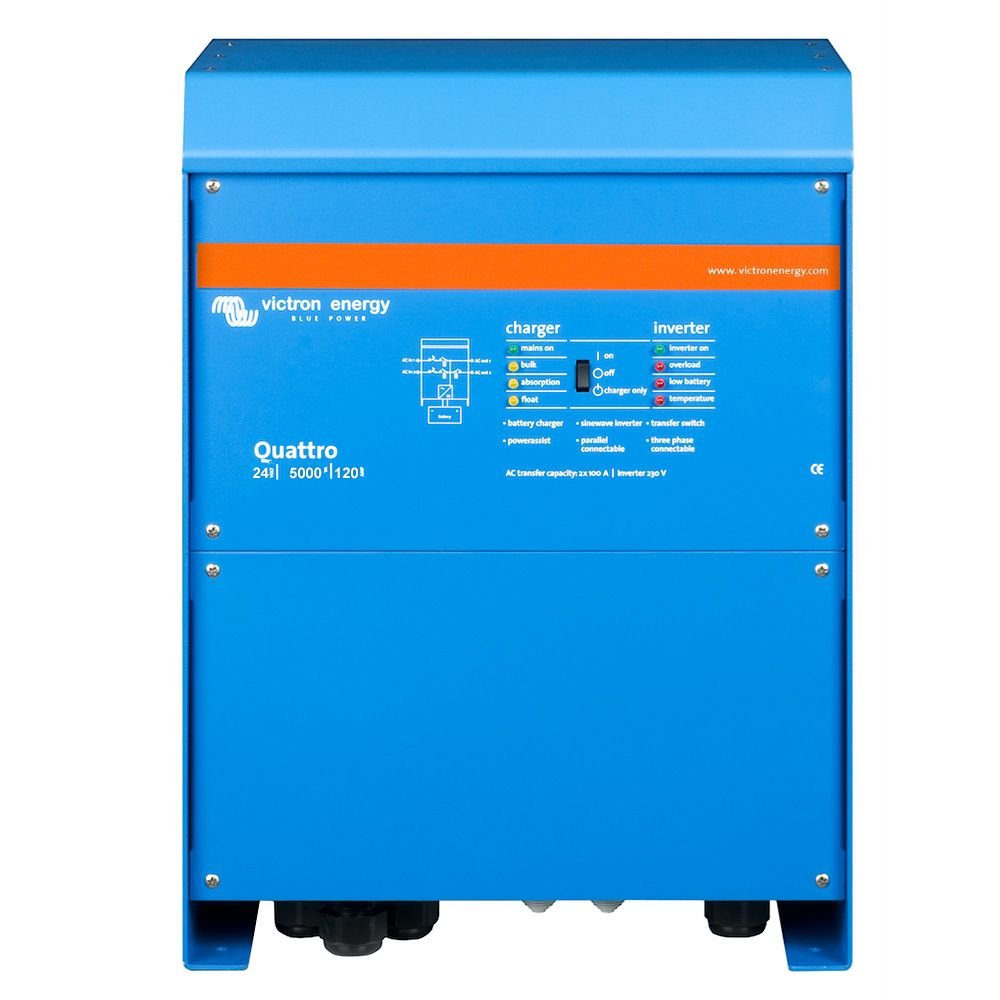 Image for Victron Quattro 24/5000/120 24V 230V 4000W Sinus Wandler 120A Batterielader