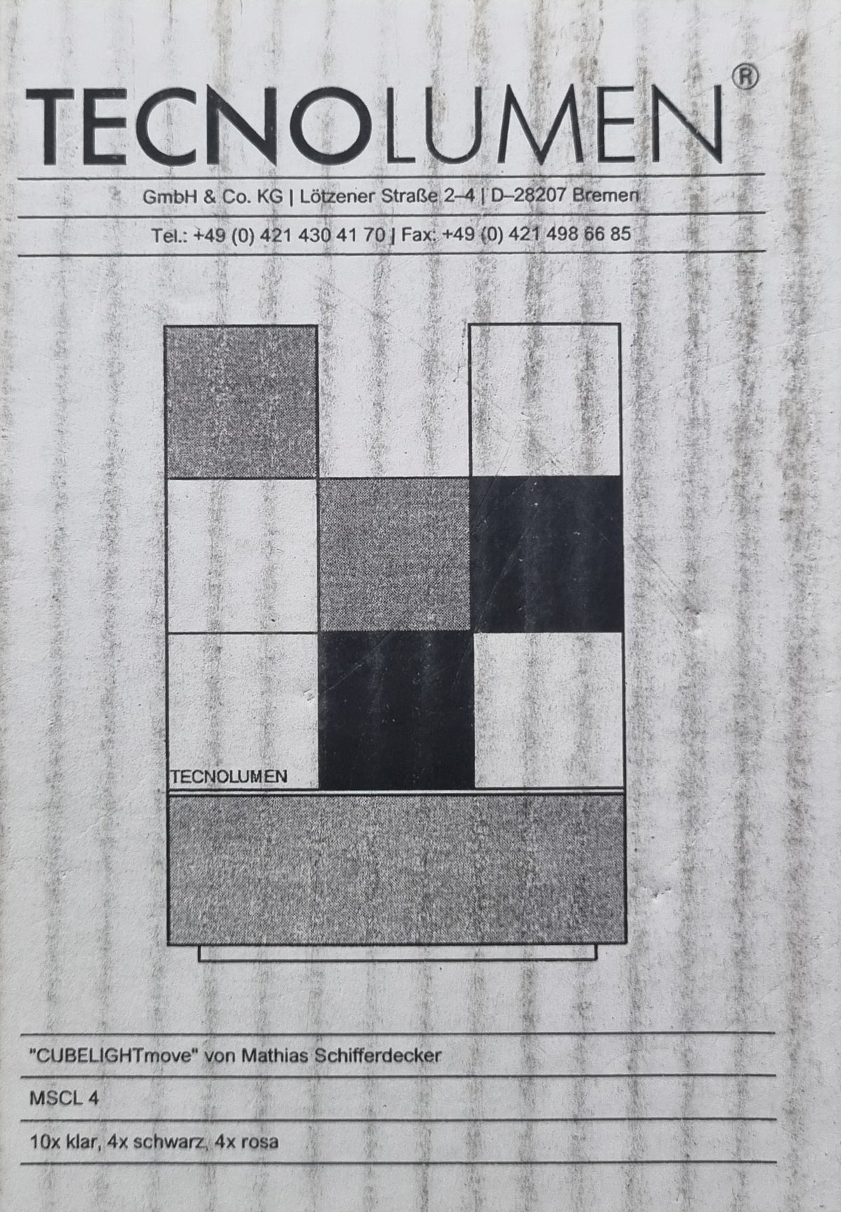 Image for Tecnolumen CUBELIGHT move MSCL 4
