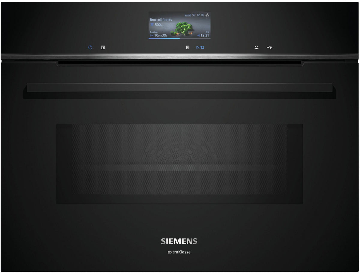 Image for Siemens Einbau-Backofen mit Mikrowelle  45cm hoch iQ700, CM776GMB1F