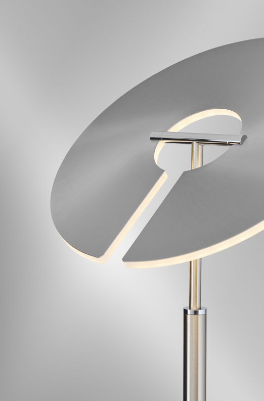 Image for Lupia Licht LED-Stehleuchte CHICAGO Nickel matt, 2852-2-69