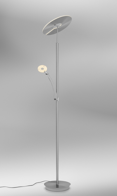Image for Lupia Licht LED-Stehleuchte CHICAGO Nickel matt, 2852-2-69