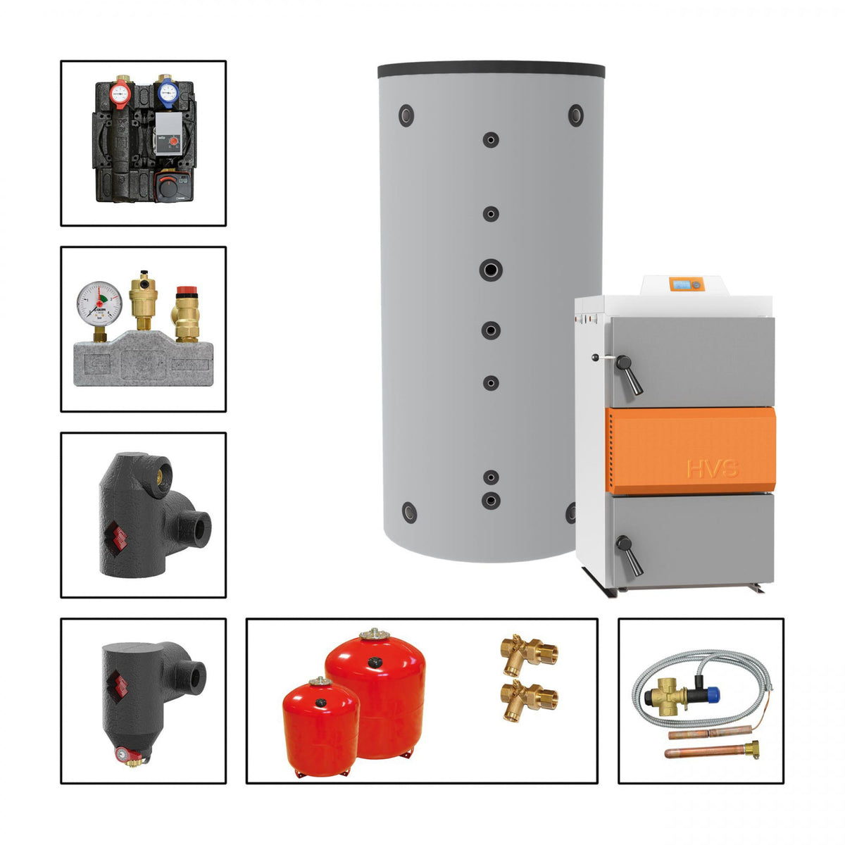 Image for Solarbayer Holzvergaserset HVS E 25-1B Variante B (1x SLS-1000-S)