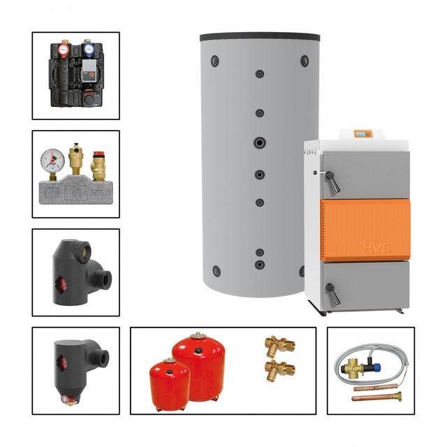 Image for Solarbayer Holzvergaserset HVS E 40-1B Variante B (1x SLS-2200-S)