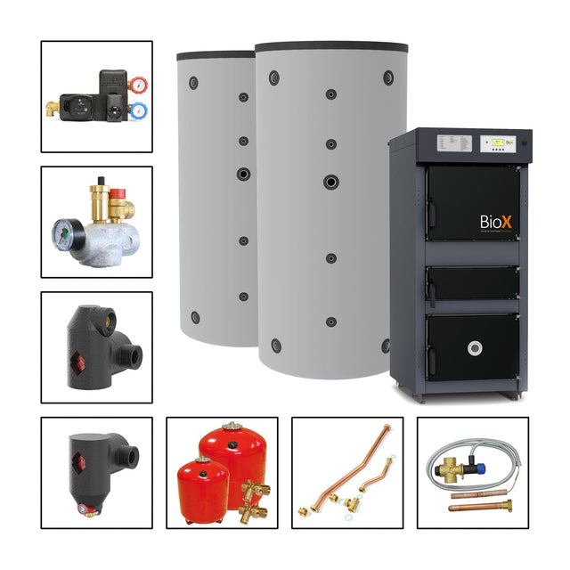 Image for Solarbayer Holzvergaserset BioX 25 - 1A Variante A (2x SLS-800)